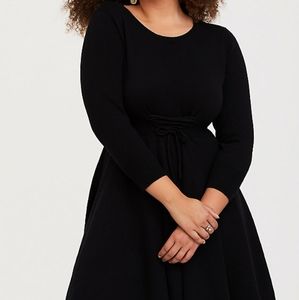 NWT Torrid black corset skater dress size 3x